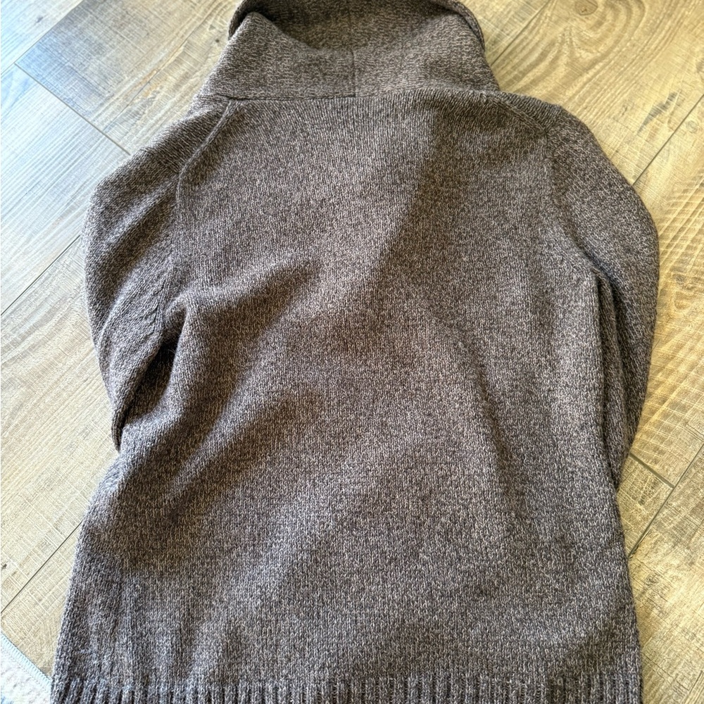 Pendleton Brown Shawl Collar Buttoned Wool Sweater - image 6